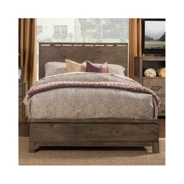 Alpine Furniture Sydney Full Size Bed, Weathered Grey 1700-08F